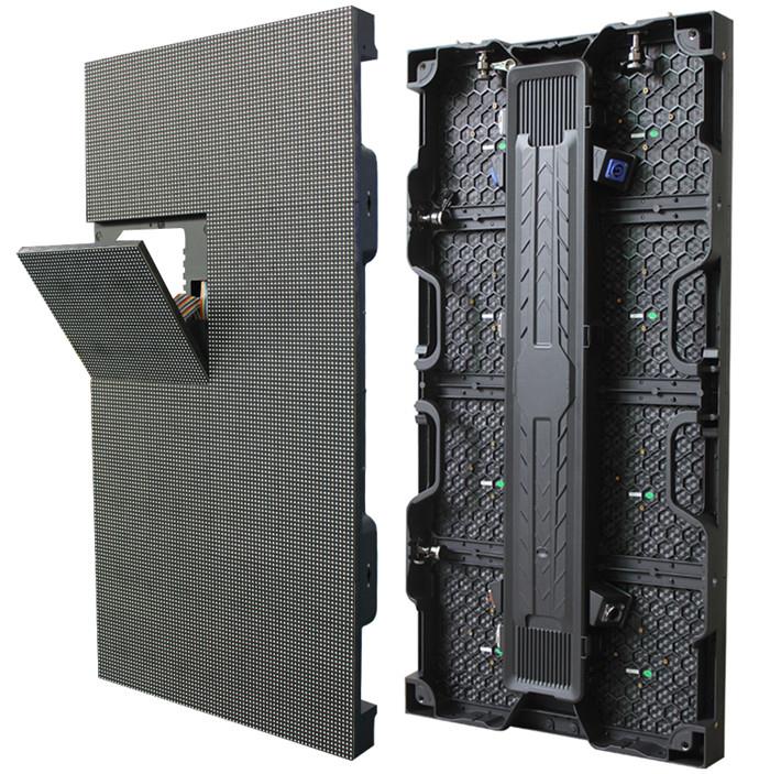 P4.81 / 6.25mm Écran / Écran LED de réparation de façade extérieure avec lampe ultra légère et Ultra-moulage sous pression Magnesium Rental LED Panel et Module d'aspiration magnétique LED